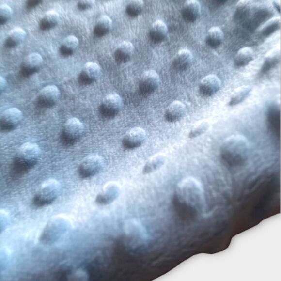 Halo SleepSack Plush Dot Velboa Light Blue Small (Birth-6 Months) Cozy & Safe - Picture 5 of 6